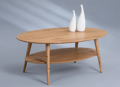 Produktbild von Couchtisch Phil in braun - Holz, Eiche - Länge 115cm, Breite 70cm, Höhe 42cm