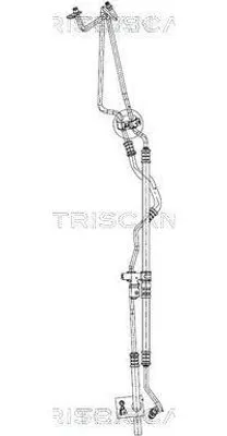 Produktbild von TRISCAN 8516 16006 Servoleitung für FORD Focus II Schrägheck (DA, HCP, DP) von Hydraulikpumpe nach Lenkgetriebe von Lenkgetriebe nach