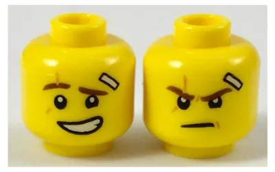Obrázok produktu pre LEGO žltá minifigúrka (3626pb1889) – nová