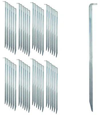 Produktbild von 48 Stahl-Zeltpflöcke 22 cm V-Profil