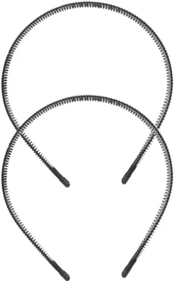 Produktbild von Famanu Haarband Set - 2 Elastische Metallkopfbänder für Damen und Herren