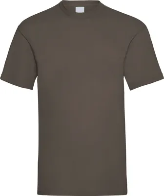 Image de Hommes Value T-shirt à manches courtes BC3900 (L) (Marron foncé)