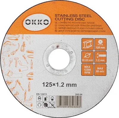 Obrázok produktu pre Trennscheiben 125X1,2 Okko