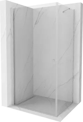 Immagine prodotto di Mexen Pretoria cabina doccia con porta battente 100 x 90 cm, trasparente, cromo - 852-100-090-01-00