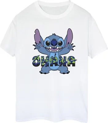 Produktbild von Disney - "Ohana" T-Shirt für Damen BI30267 (S) (Weiß)