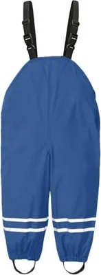 Produktbild von Kinder Regenlatzhose Regenhose wasserdichte Atmungsaktiv Buddelhose Matschhose mit Hosenträgern für Mädchen Jungen, 122/128