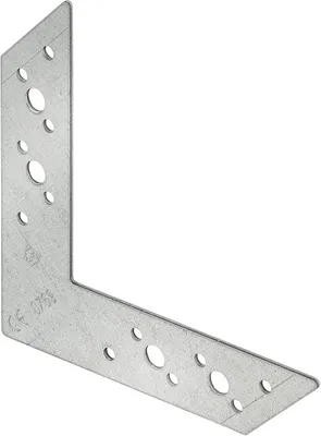 Produktbild von Vormann Eckverbinder sendzimir verzinkt 82 x 116 x 30 mm