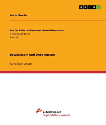 Produktbild von Bewusstsein und Unbewusstes