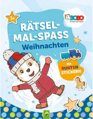 Produktbild von Bobo Siebenschläfer Rätsel-Mal-Spaß Weihnachten. Für Kinder ab 3 Jahren