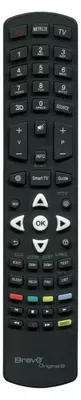Produktbild von Bravo Original 8, TV, IR Wireless, Drucktasten, Schwarz