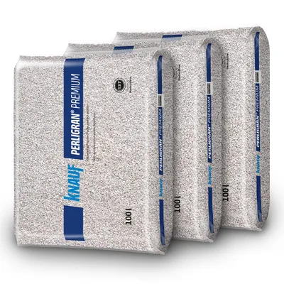 Produktbild von Perlite Perligran 300 L (3×100 L, 2–6 mm) – Drainage für optimale Belüftung & Wurzelwachstum, KI-generiertes Bild