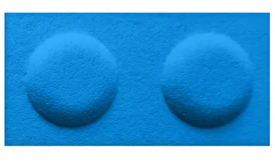 Produktbild von FOLTE 3D Wandpaneele 30x15 cm Filz - Blöcke, Kinderzimmer, blau Farbe