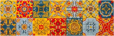 Immagine prodotto di Passatoia Excelsa Trinacria poliestere 55x180 cm multicolore
