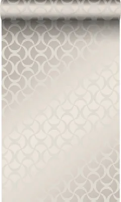 Obrázek produktu pro Origin Wallcoverings tapety grafický vzor stříbrná 53 cm x 10,05 m