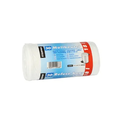 Produktbild von Papstar 12066, 18 l, Weiß, Lineares Polyethylen mit niedriger Dichte (LLDPE), 520 mm, 460 mm, 540 Stück(e)
