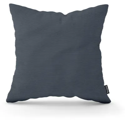 Image de Coussin décoratif, couleur noir anthracite, 45 x 45 cm