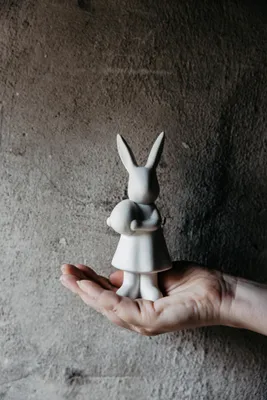 Produktbild von Osterdekoration Hase Alice - weiß