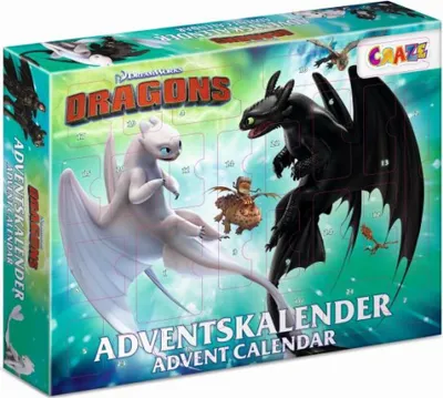 Produktbild von Dragons Adventskalender CRAZE