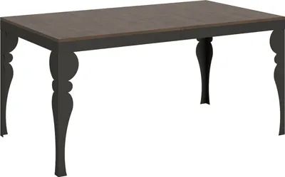 Produktbild von Ausziehbarer Tisch 90x160/420 cm Paxon Evolution Walnuss-Anthrazit-Gestell