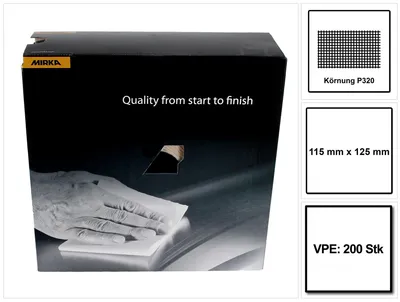 Obrázek produktu pro Mirka Goldflex Soft 115x125mm P320 200ks ( 2912707032 ) Ruční podložka v roli perforovaná