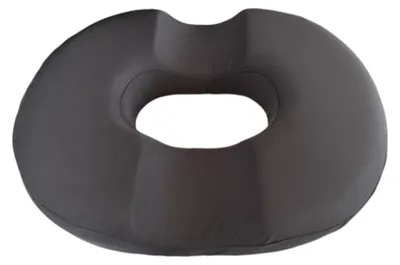 Produktbild von Hämorrhoiden Sitzkissen Ergonomischer Sitzring mit Milchseide-Bezug, Memory-Schaum Donut Kissen, Sitzring Steißbein Entlastung, Größe L (Standard-Version), Schwarz