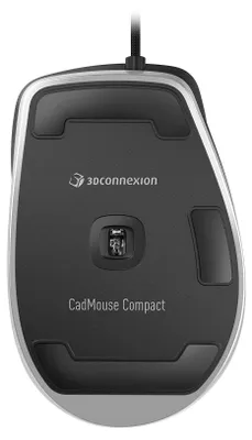 Zdjęcie produktu dla 3Dconnexion CadMouse Compact, Po prawej stronie, Optyczny, USB Typu-A, Czarny