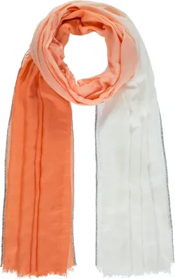Productafbeelding van Elegant, tweekleurige, oranje Passigatti sjaal voor dames