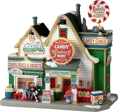 Productafbeelding van Candy Galore & More 16x26x26 cm Kersthuisje LEMAX