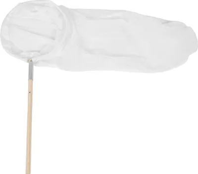 Image de Filet à mouches pour enfants avec poignée en bois Filet à mouches en polyester et fer à écailles Jouet d'exploration de la nature pour le jeu en plein air