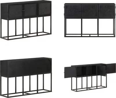 Immagine prodotto di vidaXL Credenza 115x30x76 cm Legno massiccio di mango - Credenza - Credenze - Credenza di legno - Credenze di legno