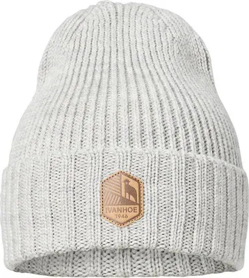 Produktbild von Ivanhoe Rippenstrickmütze aus Wolle Ipsum Light Silver - Einheitsgröße - Grau
