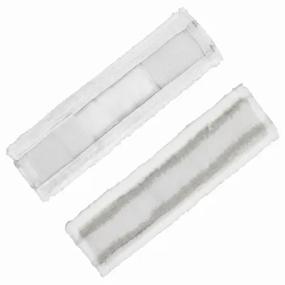 Immagine prodotto di 2 panni in microfibra per pulitore per vetri - Sostituzioni, dimensioni 70x275 mm