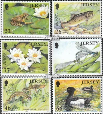 Produktbild von Briefmarken GB - Jersey 2001 Mi 980-985 (kompl.Ausg.) gestempelt Europa