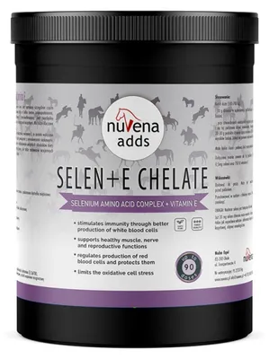 Immagine prodotto di NuVena Selen + E – mangime complementare per cavalli, con vitamina E, 900 g