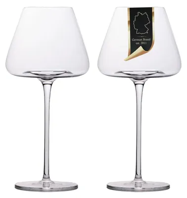 Immagine prodotto di Solidchoice - Set di 2 bicchieri da vino resistenti all'uso in lavastoviglie, capacità 600 ml