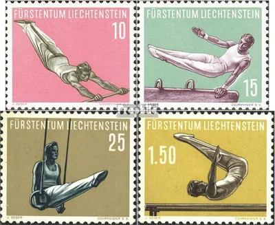 Produktbild von Briefmarken Liechtenstein 1957 Mi 353-356 (kompl.Ausg.) postfrisch Sport
