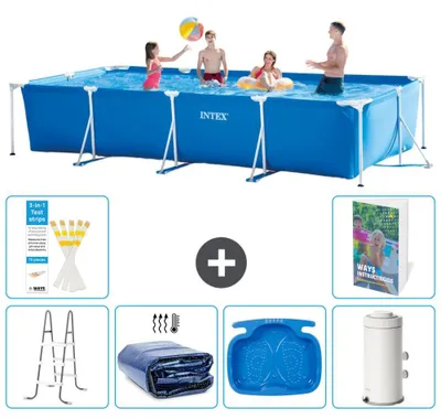 Zdjęcie produktu dla Prostokątny basen stelażowy - 450x220x84 cm - składający się z 5 elementów, model S144