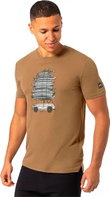 Produktbild von Super.natural Surf Trip Kurzarm-t-shirt Braun L Mann Braun L