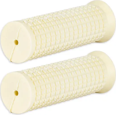 Produktbild von MalTrack Lenkergriffe für Fahrräder Creme 2St. | Fahrradgriffe 2,5cm x 8,8cm