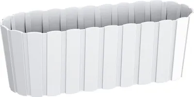 Produktbild von Prosperplast Blumentopf, rechteckig, Kunststoff, Weiß, Innen- und Außenbereich, Boardee Collection, 58.7x14.4x13 cm, 7.9 L