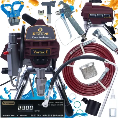 Zdjęcie produktu dla Agregat malarski Zenthril Vortex E, 3000W 20Mpa 0,021", 3,5L/min, seria PowerXcellence