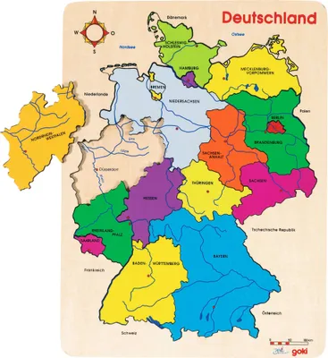 Immagine prodotto di Puzzle a intarsio Goki Germania II
