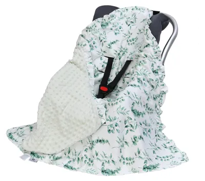 Productafbeelding van Baby Swaddle Dekentje voor Kinderwagens en Autostoelen, 90 x 90 cm