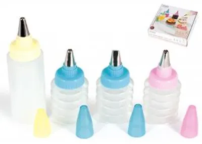Immagine prodotto di Set 4 Bottiglie Decorate