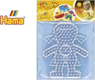 Produktbild von Hama Beutel mit 2 Maxi-Stiftplatten, Mädchen & Junge