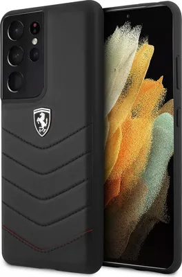 Image de Ferrari Fehquhcs21Lbk S21 Ultra G998Czarny/Noir Hardcase Off Track Quilted