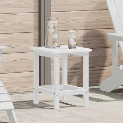 Produktbild von PUEAZU Beistelltisch Weiß 38 x 38 x 46 cm Polyethylen - Gartentische &18034
