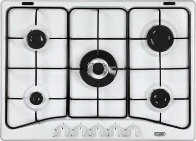 Immagine prodotto di De'Longhi YBF 57 ASV piano cottura Bianco Da incasso Gas 5 Fornelli
