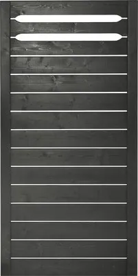 Produktbild von Zaun Teilelement Konsta Ground 90 x 180 cm anthrazit