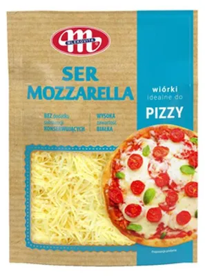 Zdjęcie produktu dla Mlekovita Ser Mozzarella tarty 150g